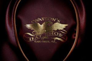 Watson's Hats hat liner with logo