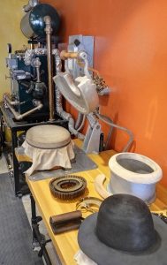 Steam table and hats