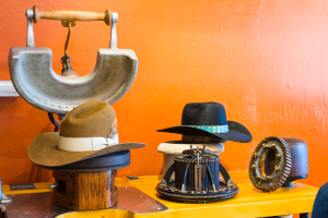 Steam table and hats
