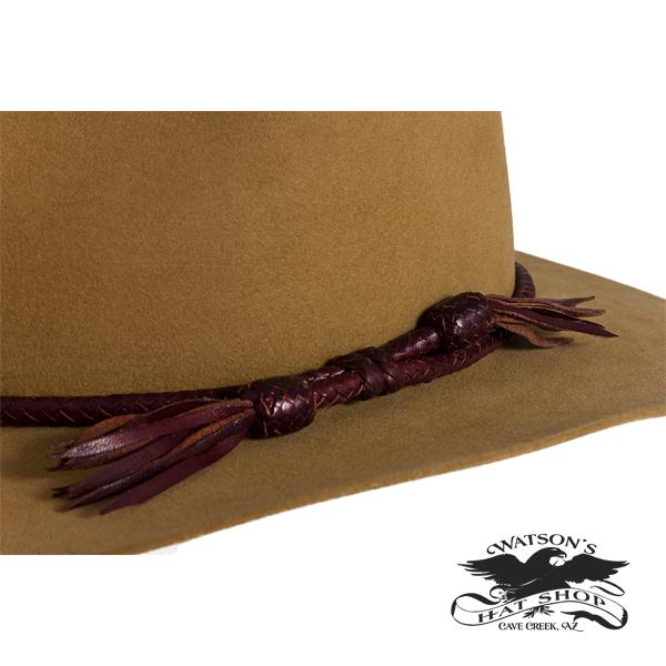Custom Braided Leather Hat Band