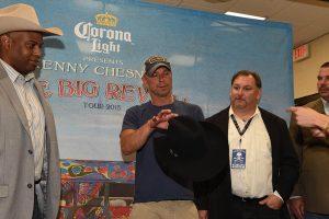 kenny chesney gets a Watson's custom hat