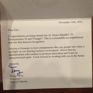 Entrepreneur Award Winner