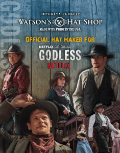 flyer from godless tv show