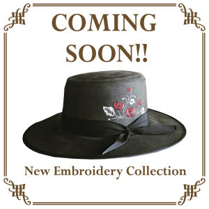 new embroidered hat