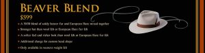 Beaver-blend-hat-price